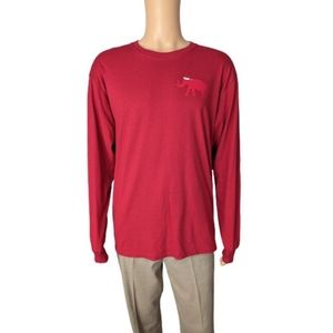 Gildan University of Alabama Long Sleeve Yule Tidings Christmas Shirt L